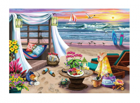 Puzzle - Puzzle din lemn - Summertime - 200 piese