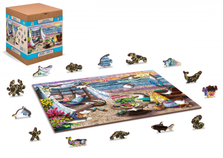 Puzzle din lemn - Summertime - 200 piese [2]