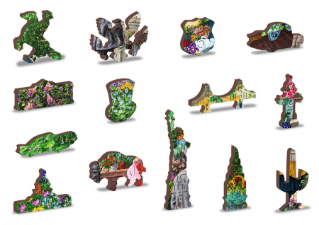 Puzzle din lemn - The Florist's - 200 piese [3]