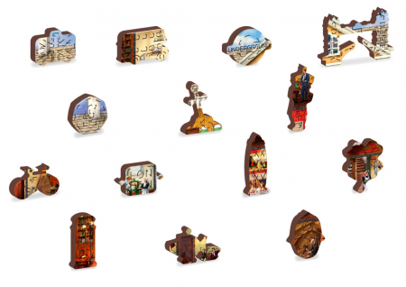 Puzzle din lemn - Victorian Mansion - 200 piese [3]