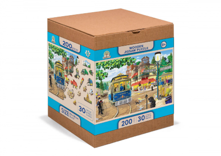 Puzzle din lemn - Victorian Street - 200 piese [4]