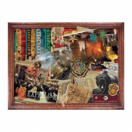 Puzzle Harry Potter 1000 piese Hogwarts [1]