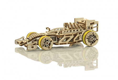 Puzzle din lemn Wooden City - Puzzle mecanic 3D - Bolid