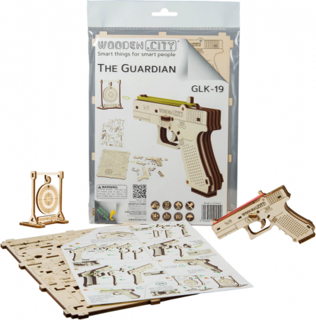 Puzzle mecanic 3D - Pistol The Guardian [3]