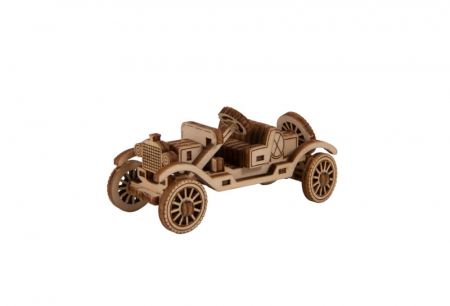 Puzzle din lemn Wooden City - Puzzle mecanic 3D - Retro Ride 2