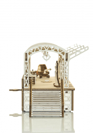 Puzzle mecanic 3D - Statie de tren [4]