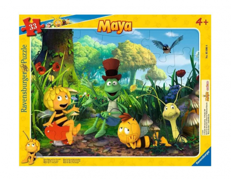 Puzzle - Puzzle pentru copii - Maya The Bee and her friends - 33 piese