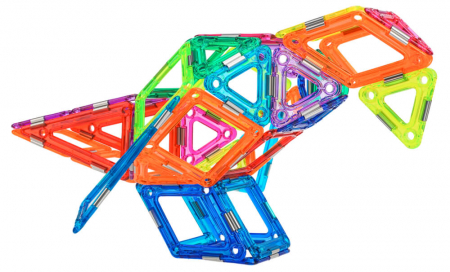 Resigilat - Set magnetic 83 pcs Magspace - Happy Zoo [3]