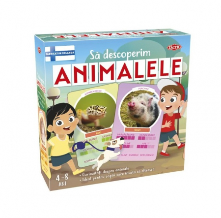 Jocuri de societate pentru copii - Sa descoperim - Animalele (RO)