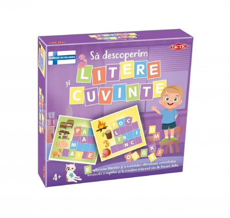 Jocuri de societate pentru copii - Sa descoperim Litere si Cuvinte (RO)