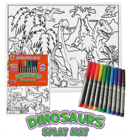 Servet de masa pentru colorat - Dinozauri [3]
