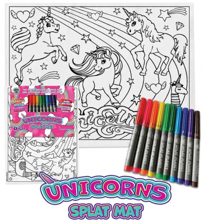 Servet de masa pentru colorat - Unicorni [4]