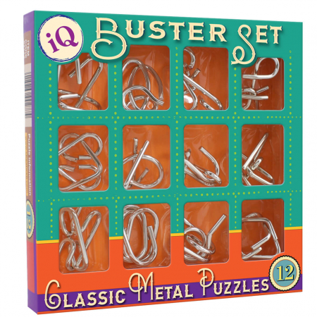 Jocuri de perspicacitate - Set 12 jocuri de perspicacitate IQ Buster