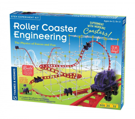 Jucarii si jocuri educative STEM - Set educativ STEM - Roller Coaster