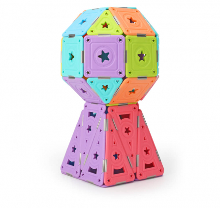 Set constructie magnetic 129 piese - Magspace [2]