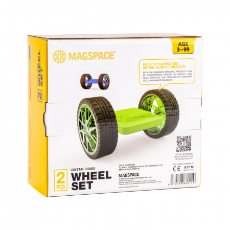 Set magnetic 2 pcs Magspace - Wheels [1]