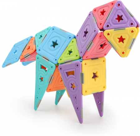 Set constructie magnetic 46 piese - Magspace [6]