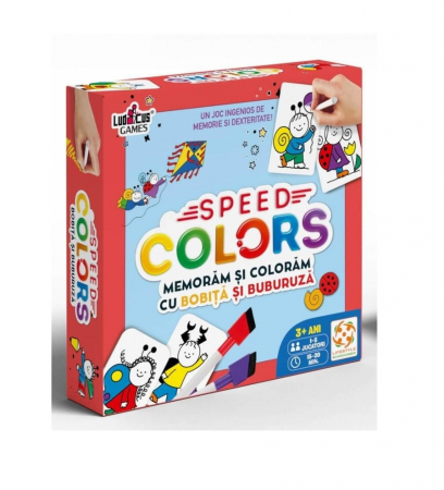 Jocuri de societate pentru copii - Speed Colors - Bobita si Buburuza (RO)