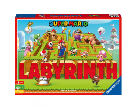 Jocuri de societate pentru copii - Super Mario Labyrinth (RO)