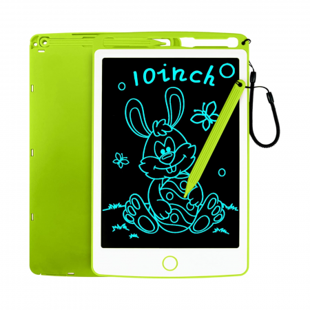 Arta educativa - Tableta LCD pentru scris si desenat,  ecran  24 cm,  verde