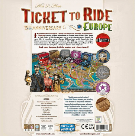 Ticket to Ride Europa (EN) – Editie Aniversara 15 ani [6]