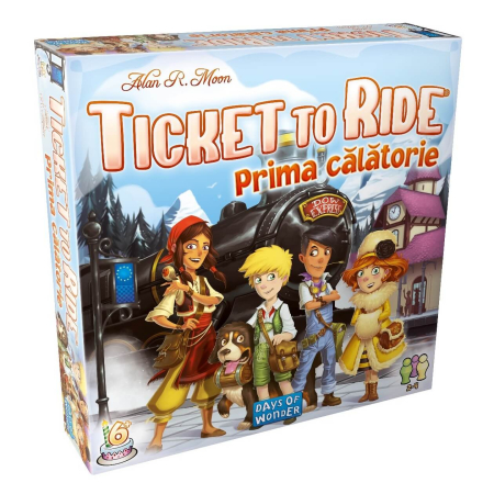 Jocuri de societate pentru familie - Ticket To Ride - Prima Calatorie (RO)