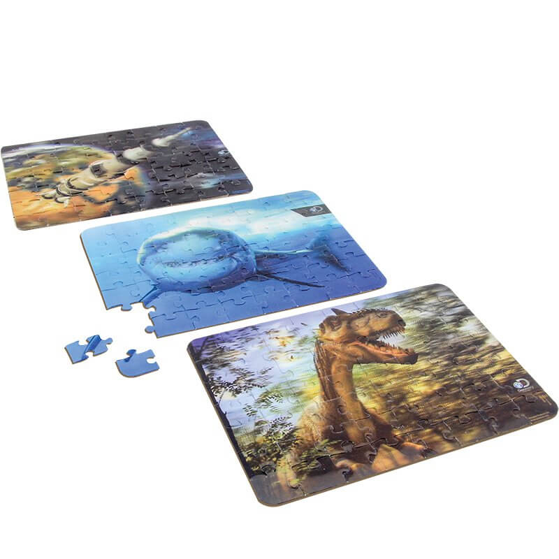 Pret mic Puzzle Lenticular 3D Discovery