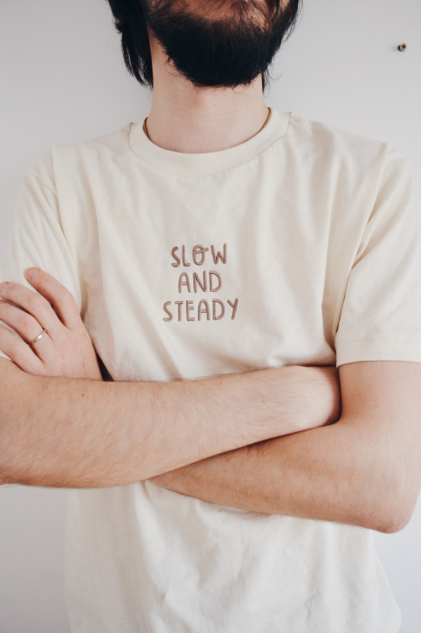Tricou - Slow and Steady (natural) [3]