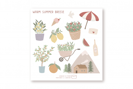 Coală stickers - Warm summer breeze [0]
