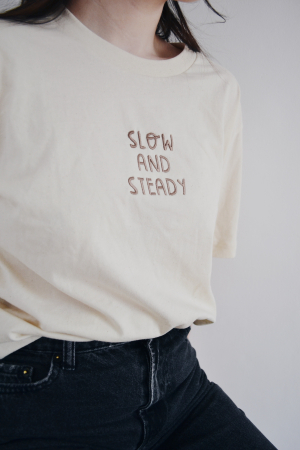 Tricou - Slow and Steady (natural) [5]