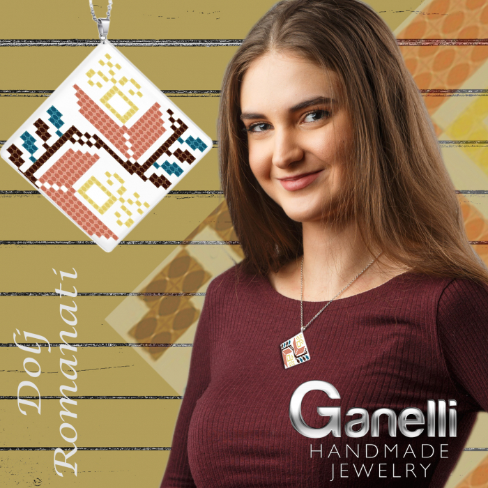 PR07-model 2 Pandantiv Ganelli ceramica motive românești Oltenia-Dolj-Romanați [3]