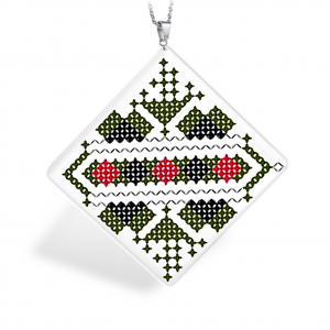 Pandantiv motive romanesti - PR02(C)-Pandantiv Ganelli motive populare romanesti Muntenia-Dambovita