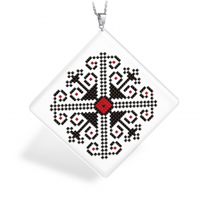 Oltenia - PR07(A) Pandantiv Ganelli motive românești Oltenia Mehedinti Gornesti