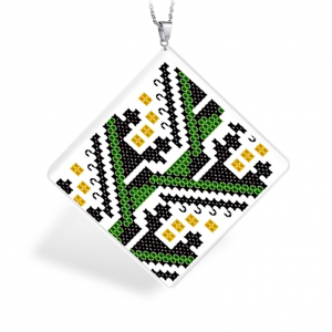 Oltenia - PR07(C)-model 1 Pandantiv Ganelli motive românești Oltenia Gorj