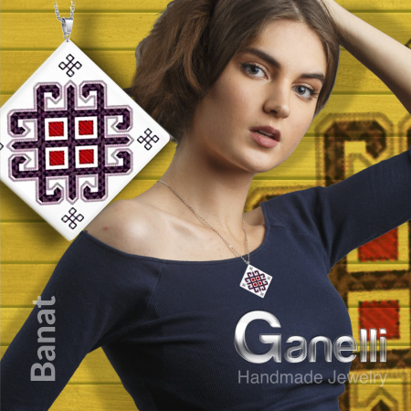 PR08 model 2-Pandantiv Ganelli motive populare romanesti din Banat [2]