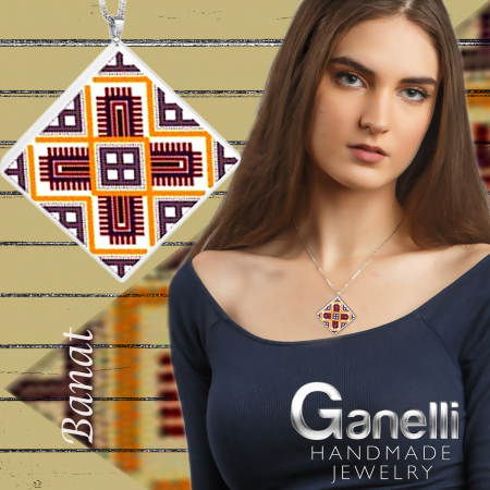 PR08 model 3-Pandantiv Ganelli motive populare romanesti din Banat [2]