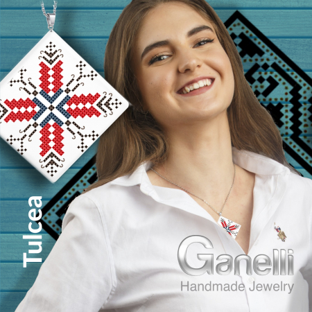 PR06-Pandantiv Ganelli motive populare romanesti Dobrogea-Tulcea [2]