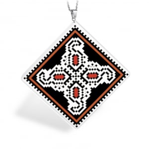 Pandantiv motive romanesti - PR03-Pandantiv Ganelli motive populare romanesti Moldova-Botoșani