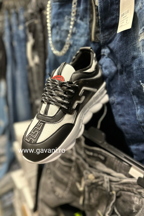 Adidasi Chain Negru-White [2]