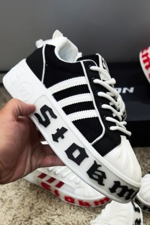 ADIDASI SPORT III NEGRU ALB [2]