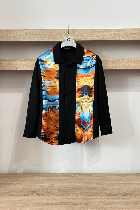 COMPLEU MODERN NEGRU ALB [2]
