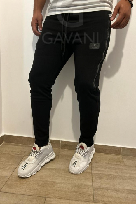 Pantaloni cu fermoras negru [2]