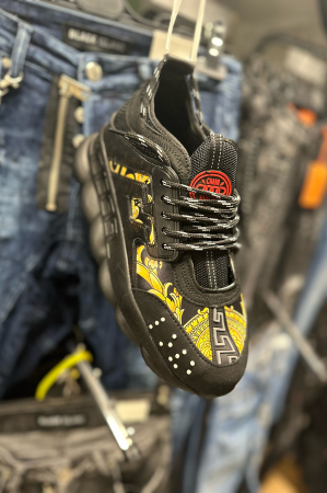 Adidasi Chain NEGRU-AURIU [2]