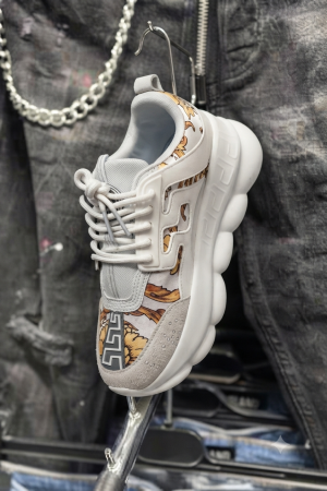 Adidasi - ADIDASI CHAIN WHITE YELLOW