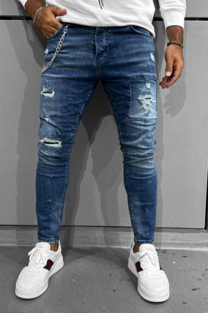 Blugi barbati - Blugi Black Island 15652