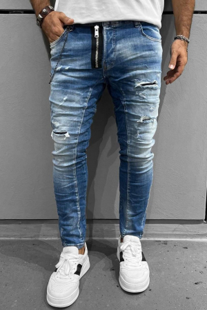 Blugi barbati - Blugi Black Island 15783