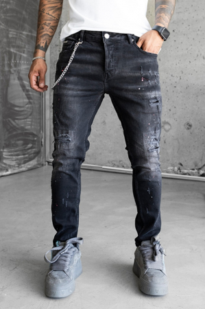 Blugi barbati - Blugi Black iSLAND 16433