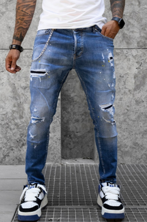 Blugi barbati - Blugi Black iSLAND 16698