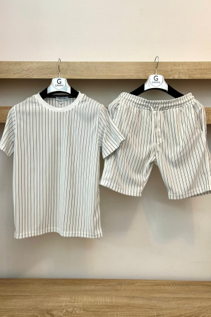 Pantaloni / Trening barbati - COMPLEU BARBATI 2173 ALB