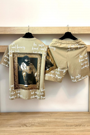 Pantaloni / Trening barbati - COMPLEU BARBATI CAPUCCINO